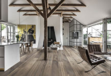 Drewno w projektowaniu wnętrz.